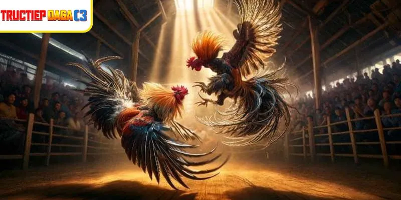 Chiến kê tung cú đá hiểm hóc trong trận Trực Tiếp Đá Gà C1